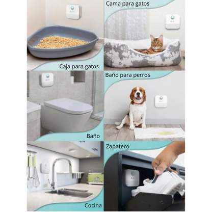 Neutralizador de olores para mascotas